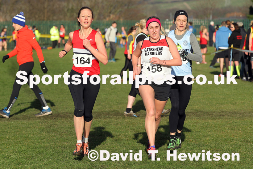 Senior womens 2020 Birtley Cross Country Relay, County Durham.  Photo: David T. Hewitson/Sports for All Pics